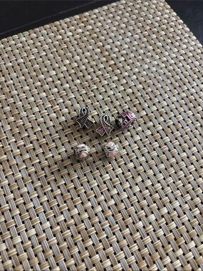 Pandora like breast cancer beads